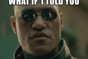 What if I told you…